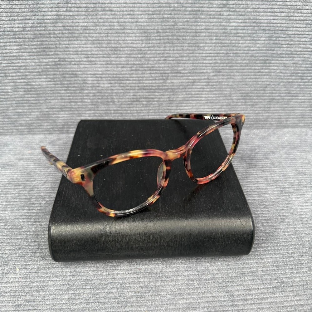 SPY ALCATRAZ Eyeglasses Frames Purple Tortoise Round 53-20 145